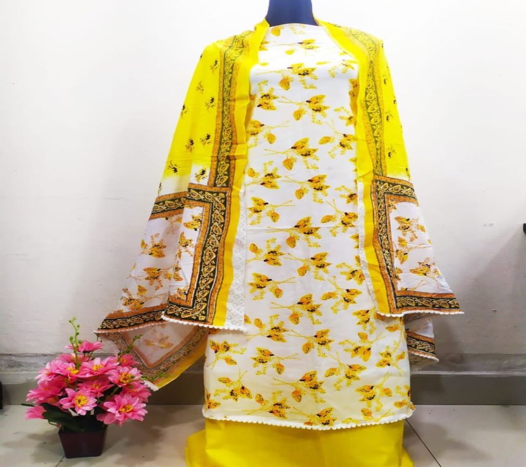 Skin Print Cotton Four Piece 105