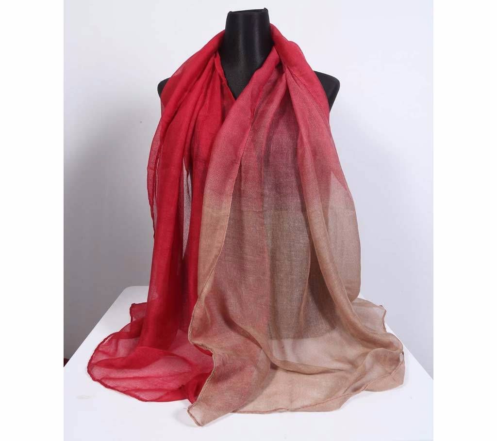 Cotton Duel Color Shade Hijab