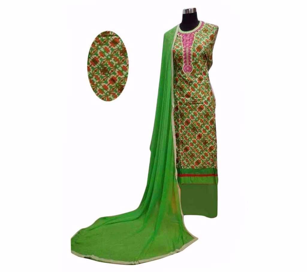 Unstitched Santoon Salwaar Kameez