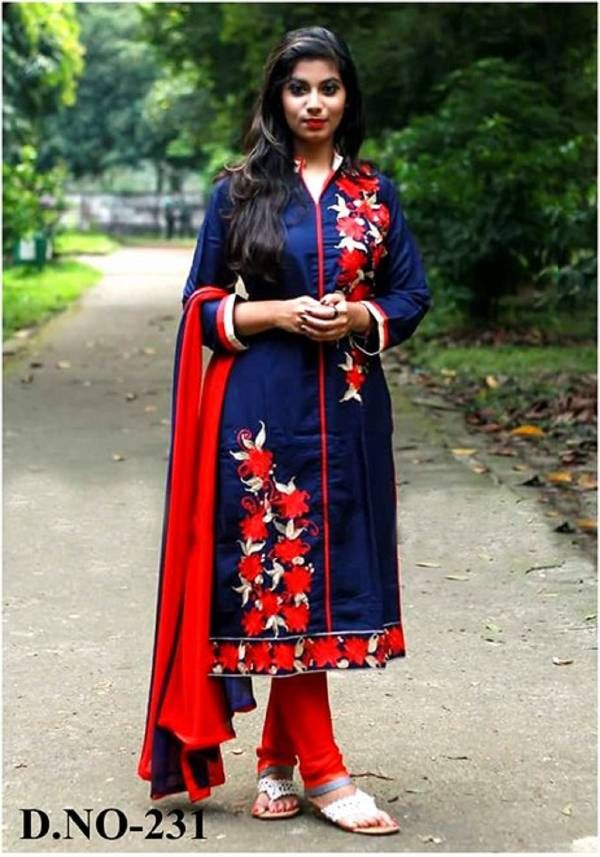 Unstiched block printed cotton Three pic- copy 