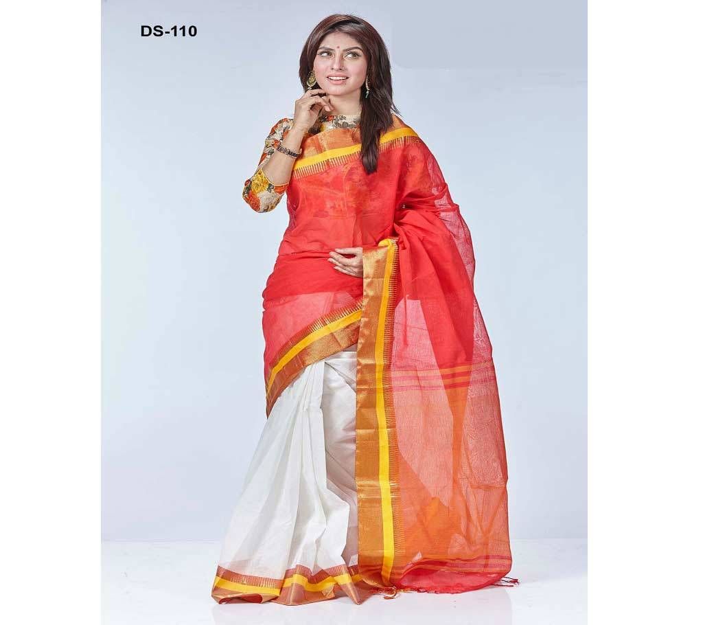 Multi Color Tant Cotton Saree