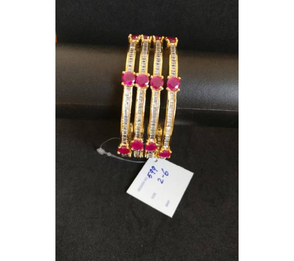 Ruby Stone bangles