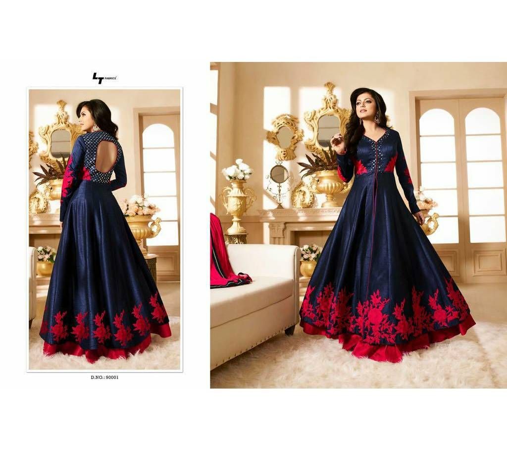 Un_stitch Georgette Embroidery three piece