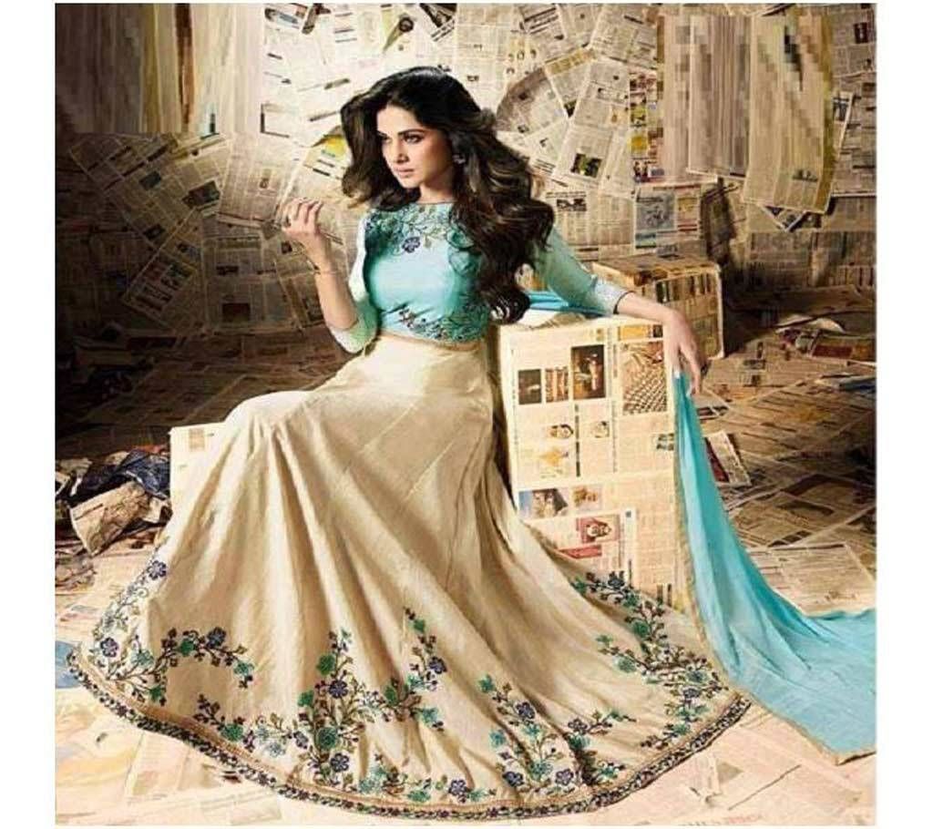 Indian Unstitch Georgette Three Piece (Copy)
