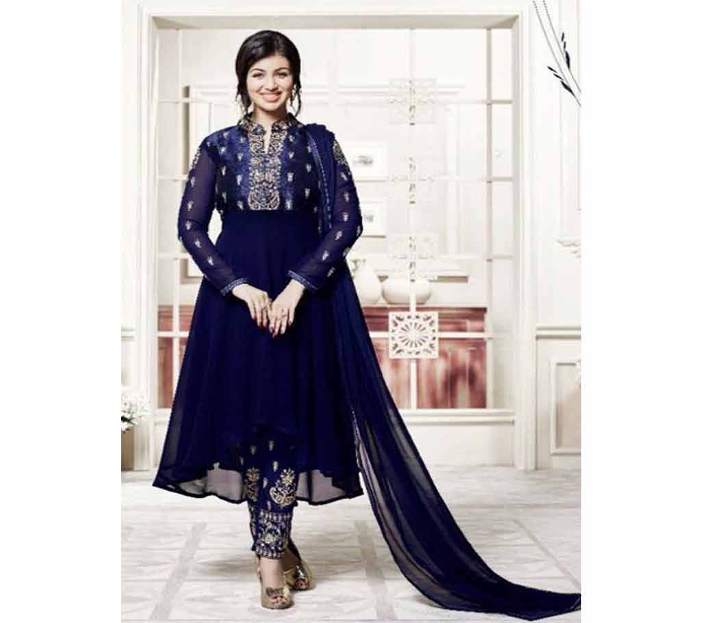 UNSTITCHED GEORGETTE WITH EMBROIDERY WORK salwar kameez suit  ayesha 013 