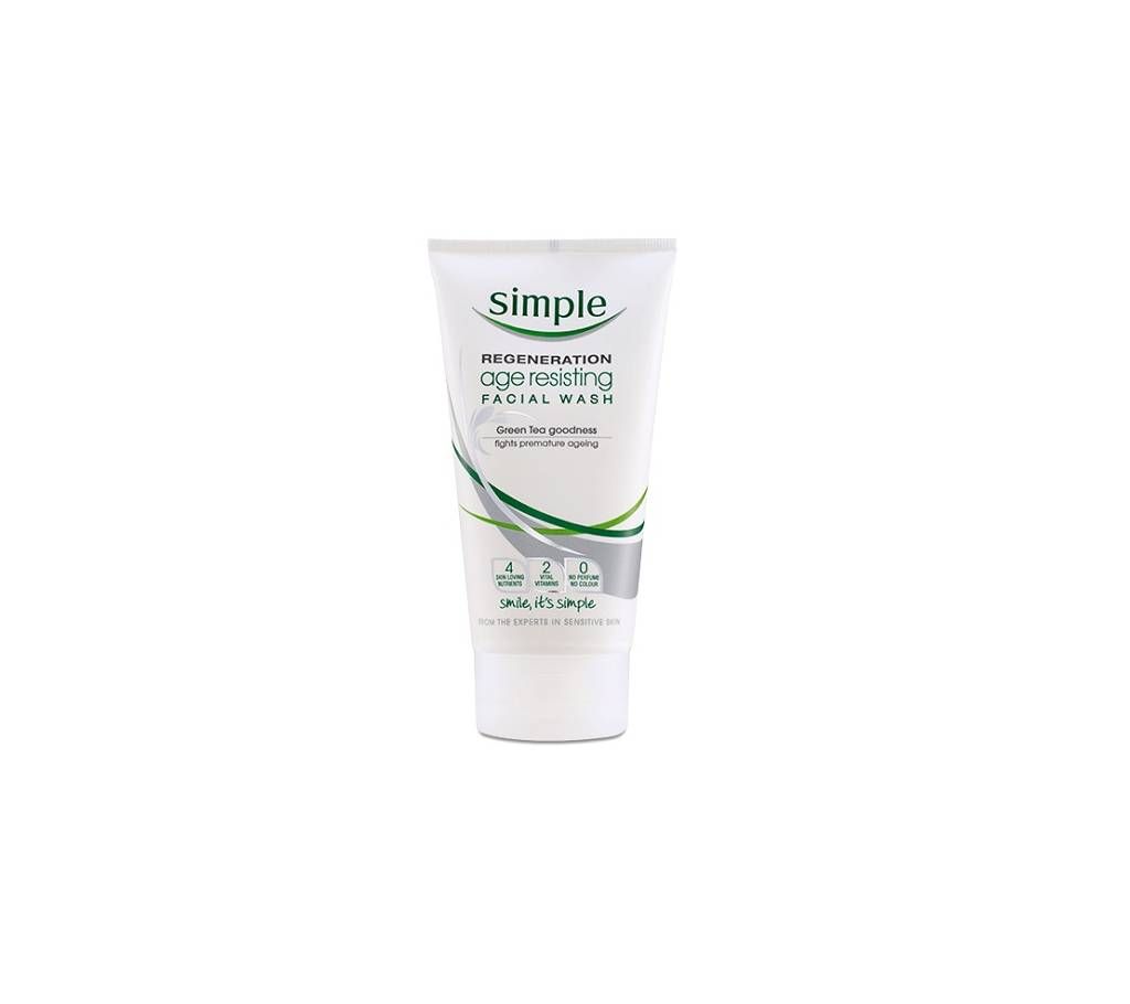 Simple Regeneration Age Resisting Facial Wash 150ml - UK