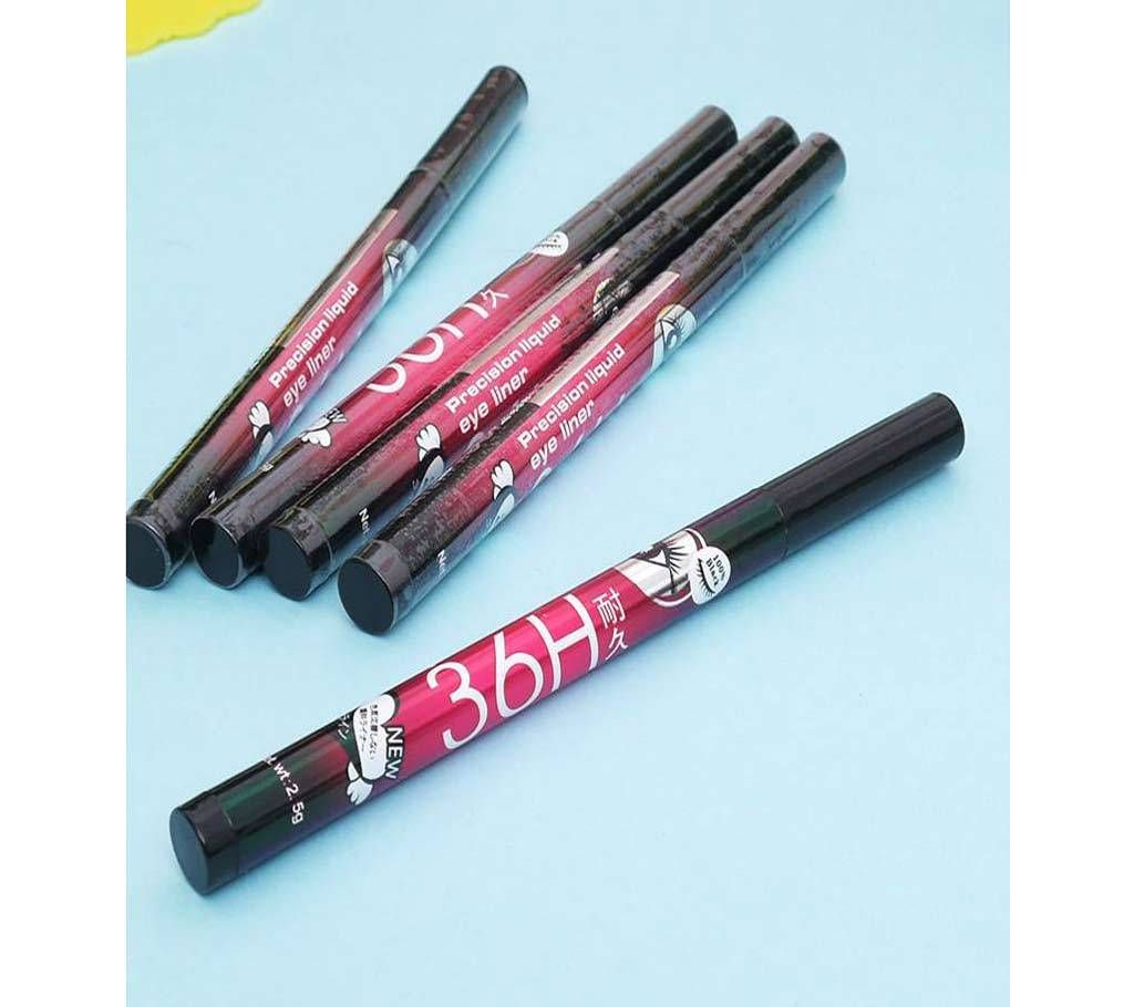 Waterproof Liquid Eye Liner Pencil - Black - 1 Pc