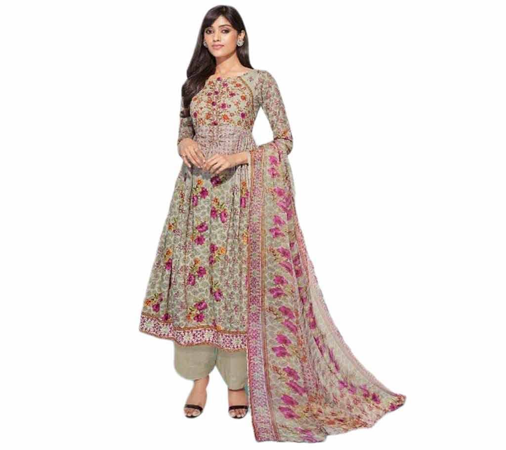 Indian Designer Unstitched Cotton Salwar Kameez