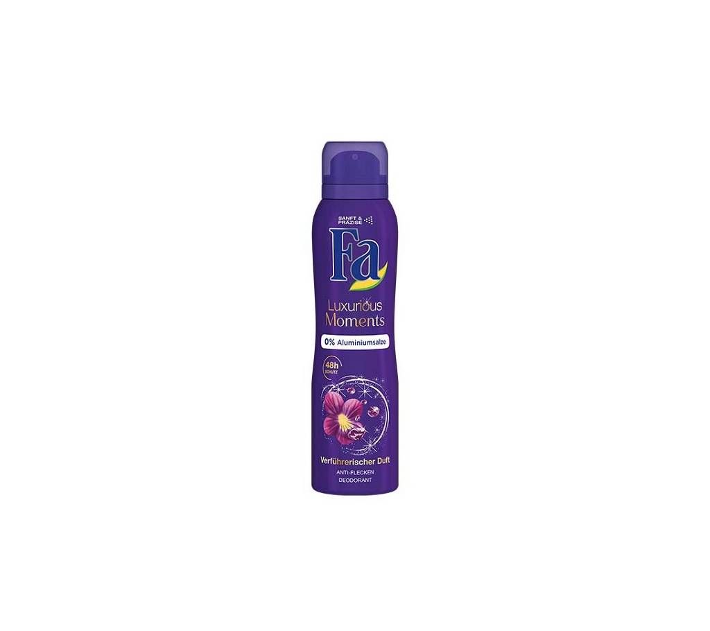 Fa Luxurious Moments Body Spray for Women 150ml - Germany 