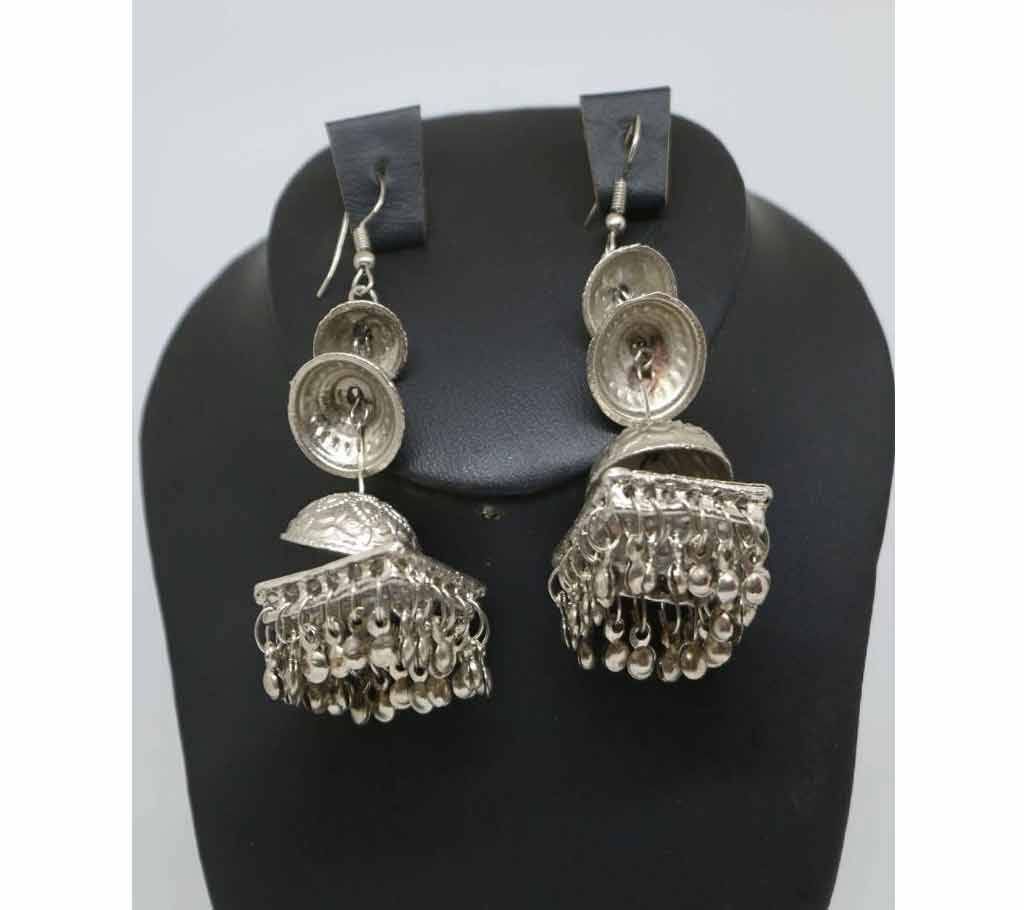 Silver Plated Jhumka for ladies 