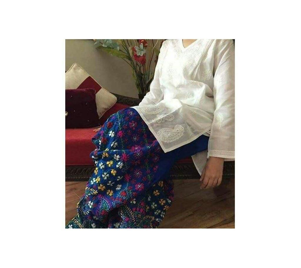 Pakistani Patiala cotton Unstitched suit (two piece)
