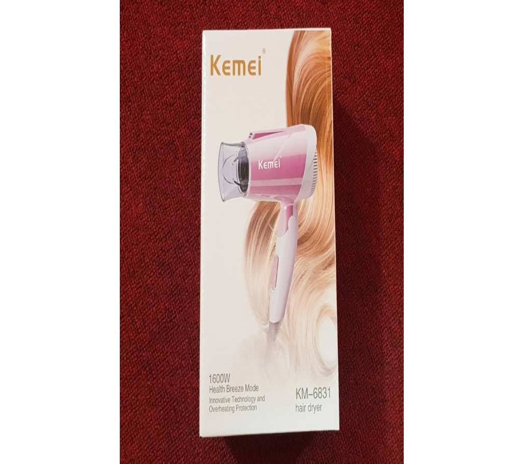 Kemei Km-6831 Hair Dryer - 1600W
