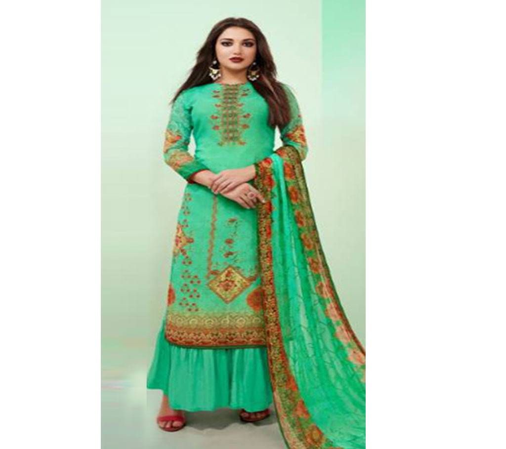 Unstitched Hansa Indian Three piece