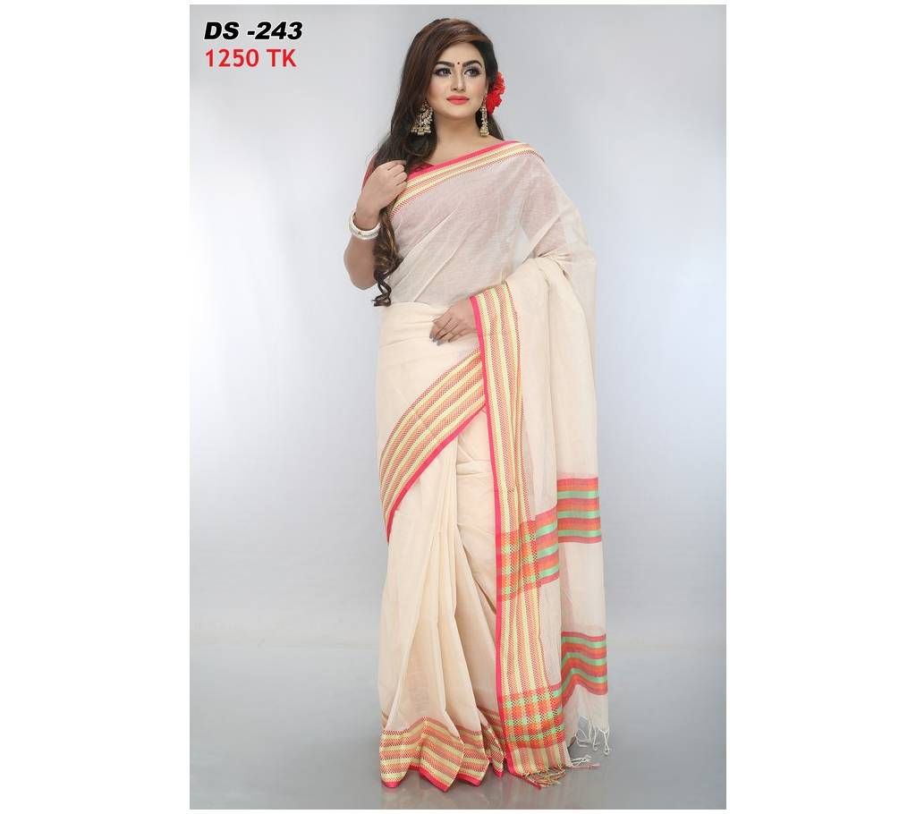Coton HandPrinted Saree