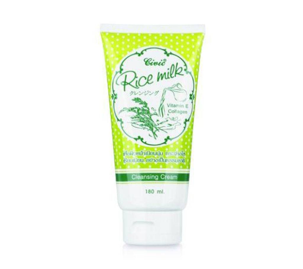 Civic Rice Milk Vitamin E Collagen Cleansing Face Wash 180ml Thailand