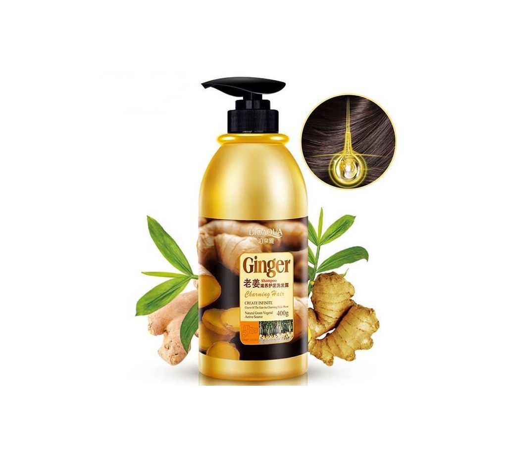 BIOAQUA Ginger Hair Shampoo - 400gm - china