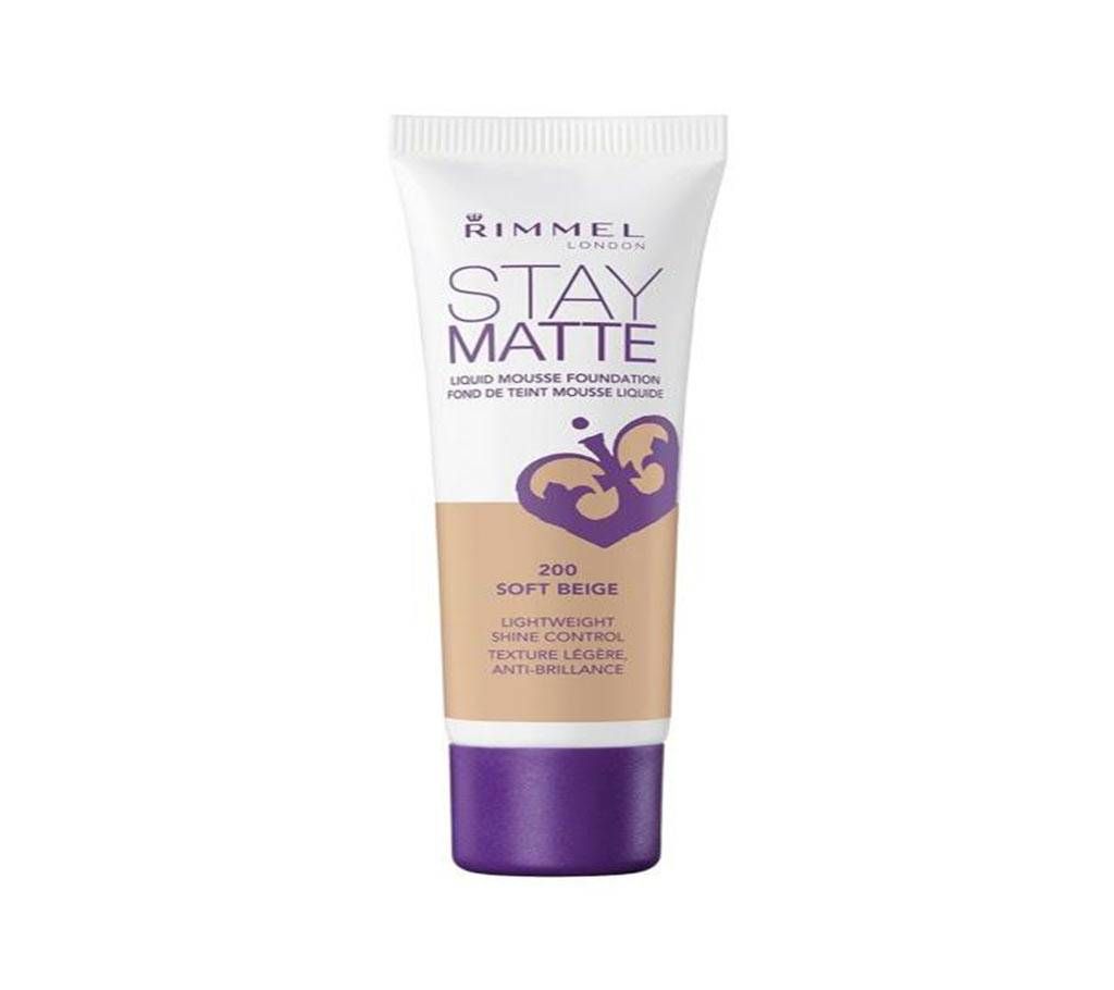 Rimmel Stay Mate Foundation - Soft Beige 30ml - UK 