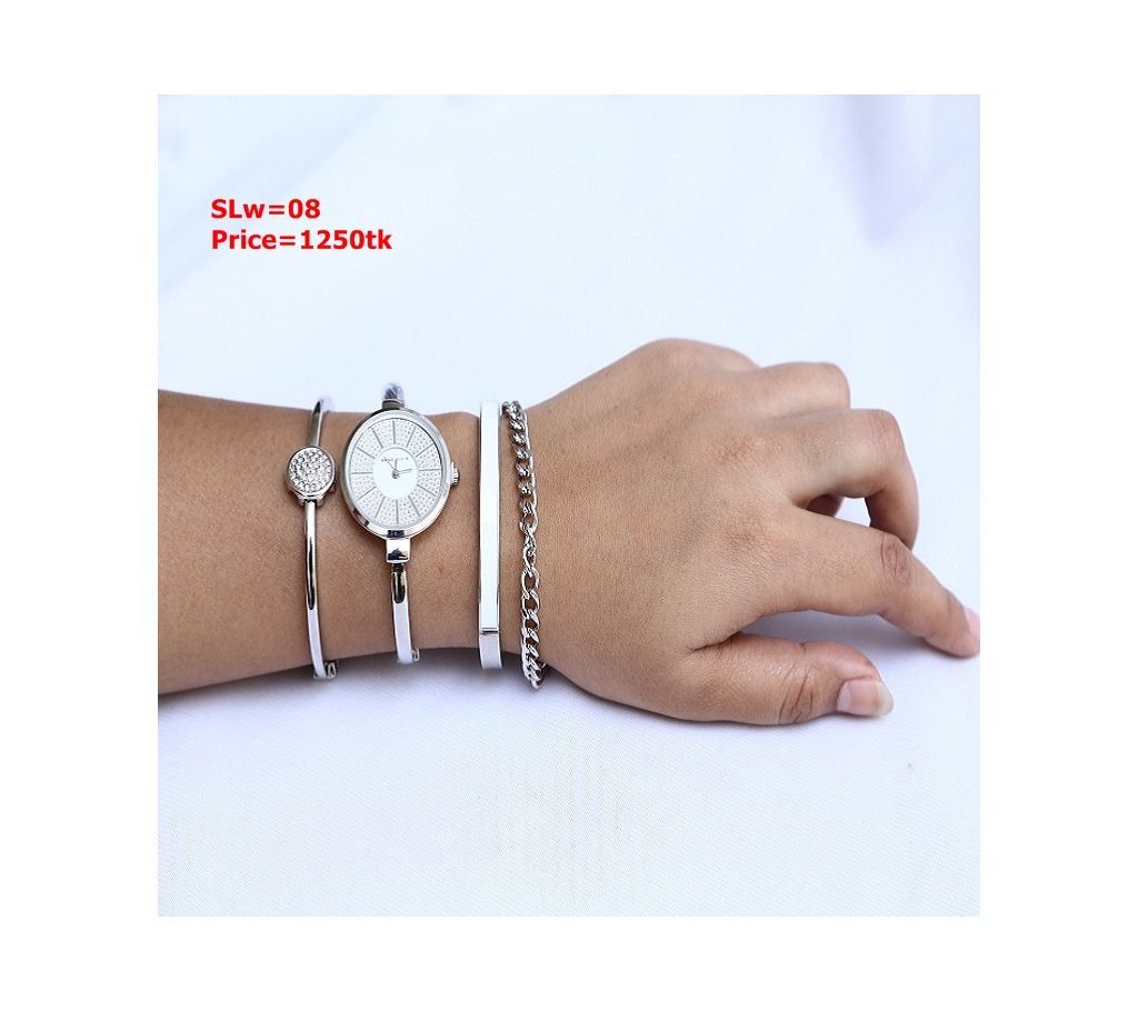 ladies watch silver