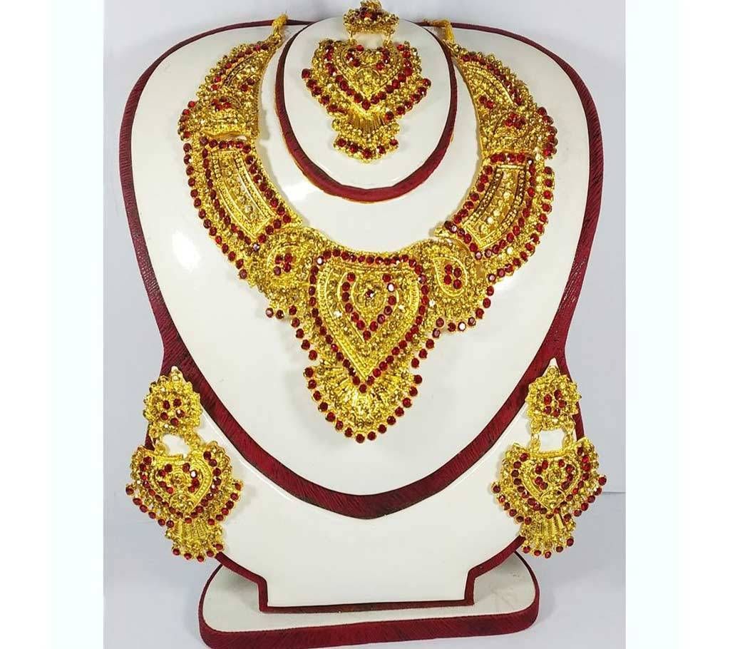 Indian Gold plated Jewelry Set For Women