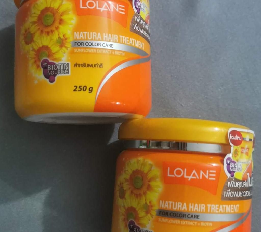 LOLANE Natura Hair Treatment for color care + Biotin Nourish-250gm-Thailand
