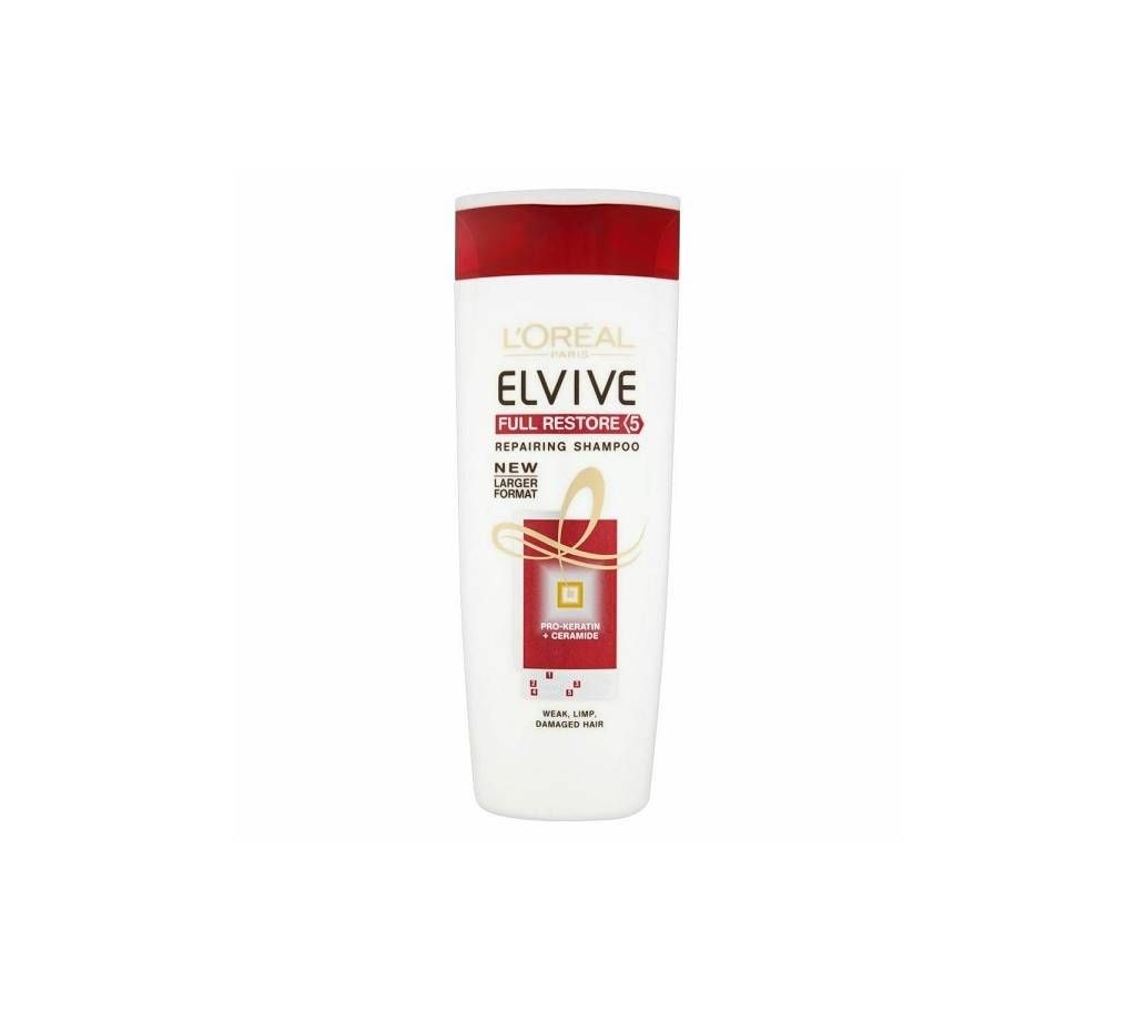 L'Oreal Elvive Full Restore 5 Damaged Hair Shampoo-500ml-France