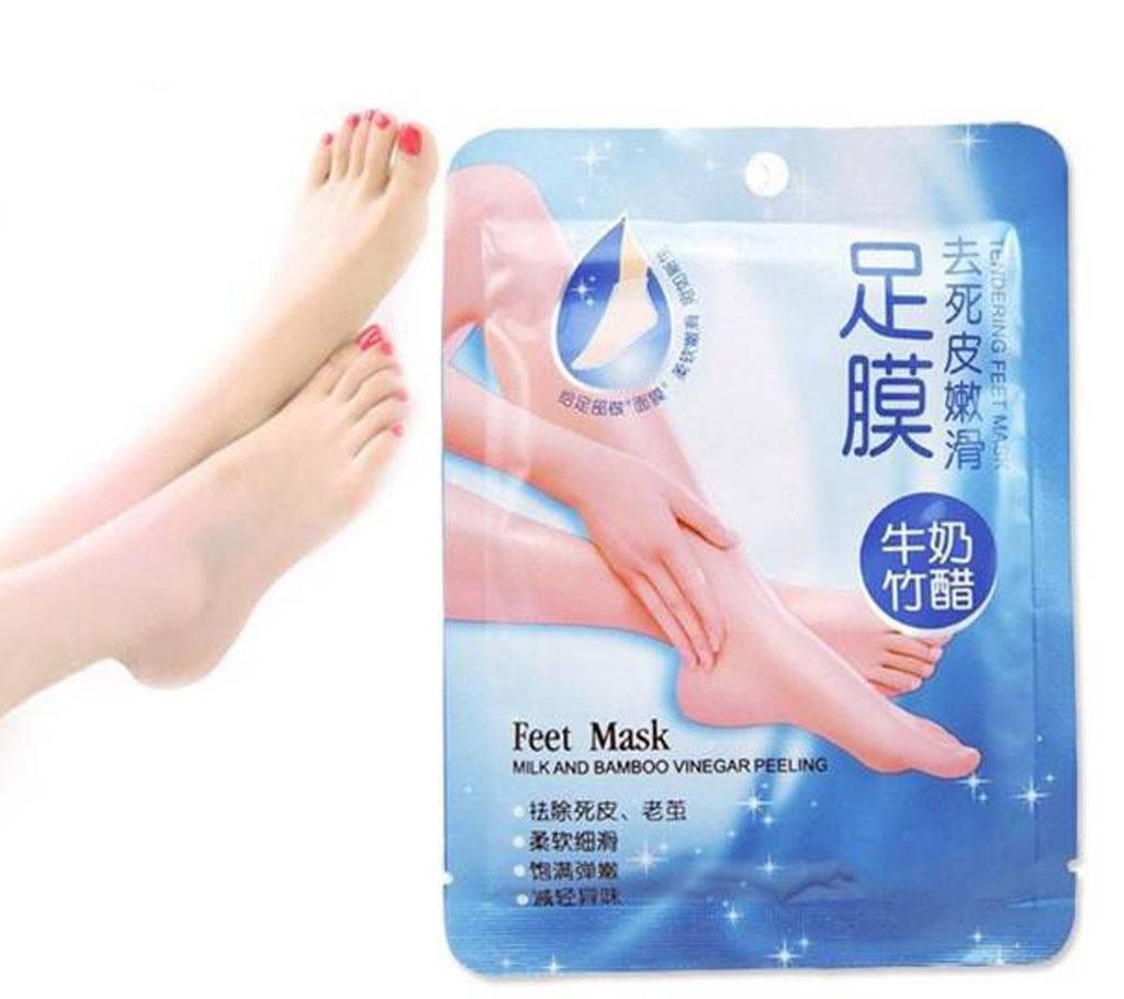 ROLANJONA Milk Bamboo Feet Mask