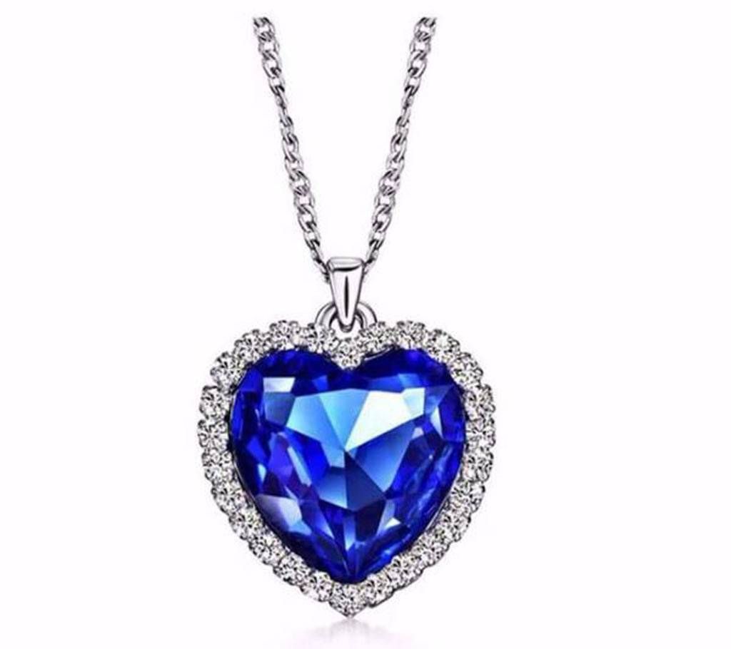 Heart Shaped Cristal Stone Locket