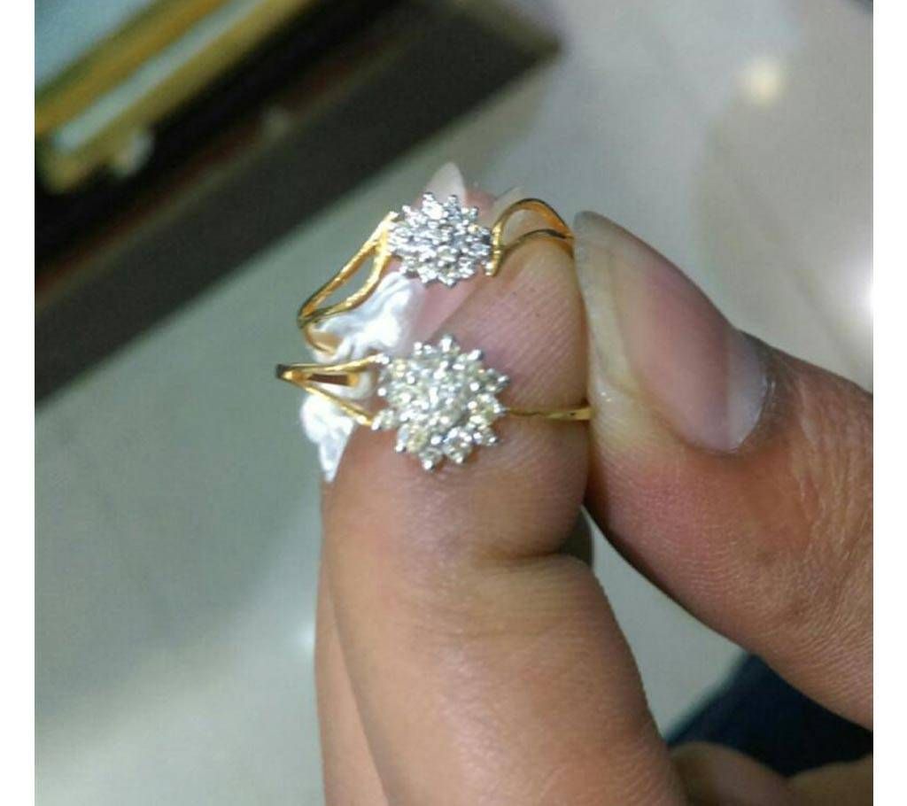 Gold Plated Diamond Ring