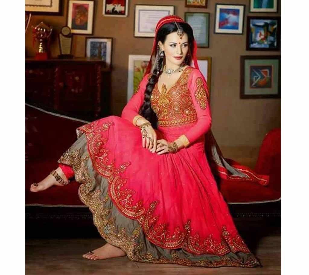 Indian Unstitched Georgette Three Piece(Copy)