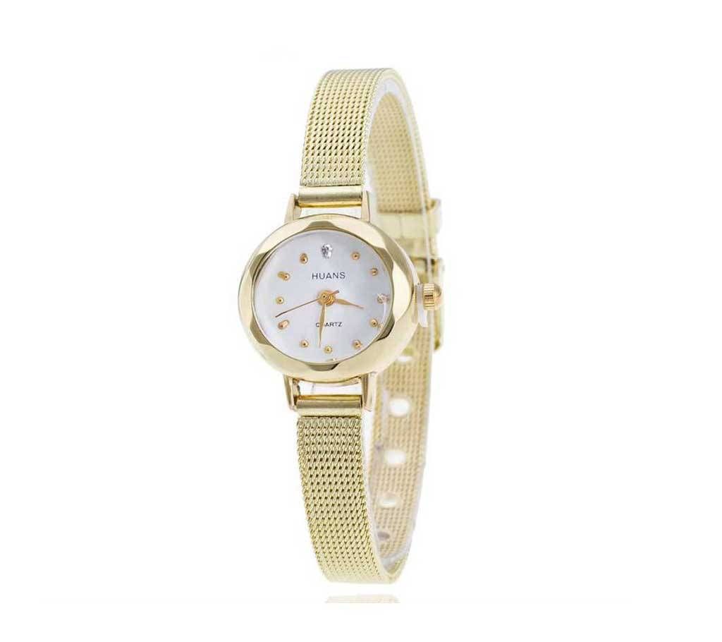 Golden Regal Alloy Quartz Watch for Women