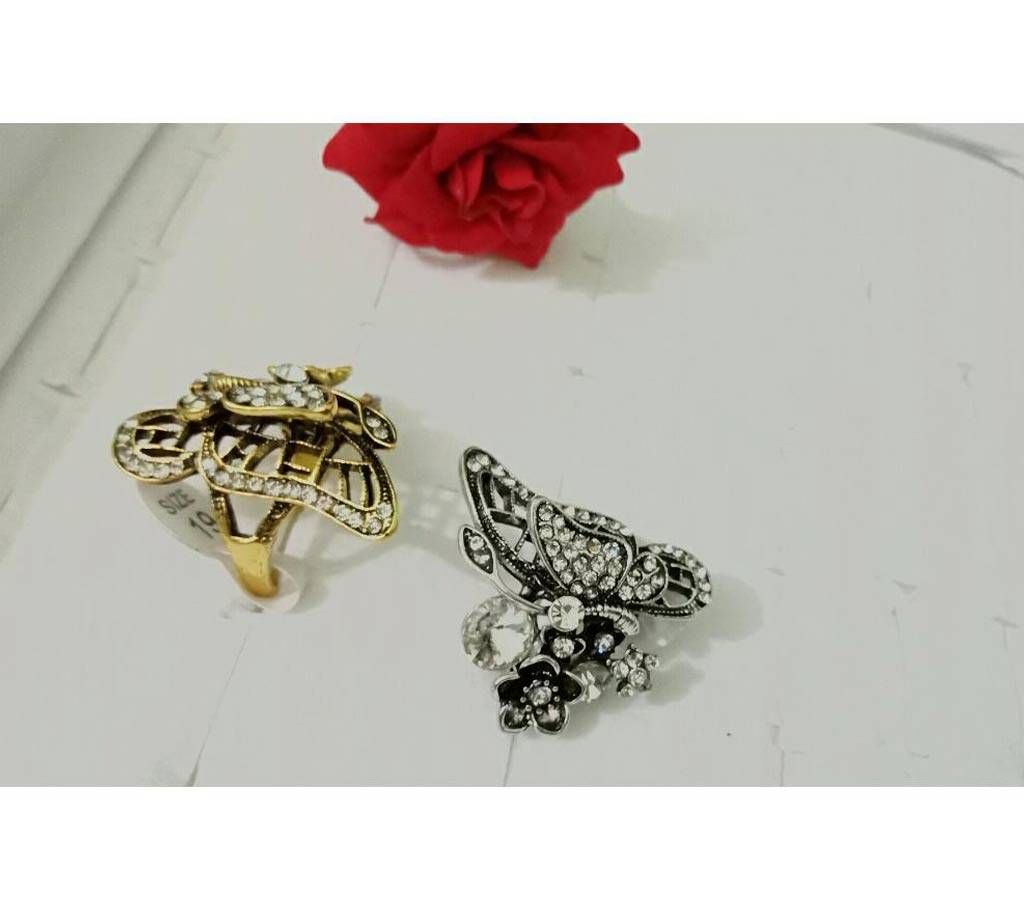 Butterfly Finger Ring - 2 pcs
