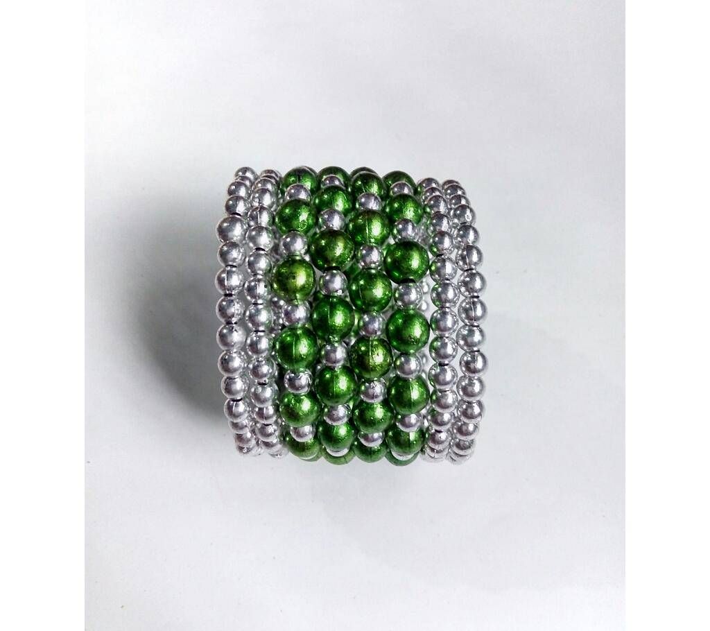 Silver & Green Combination Churi