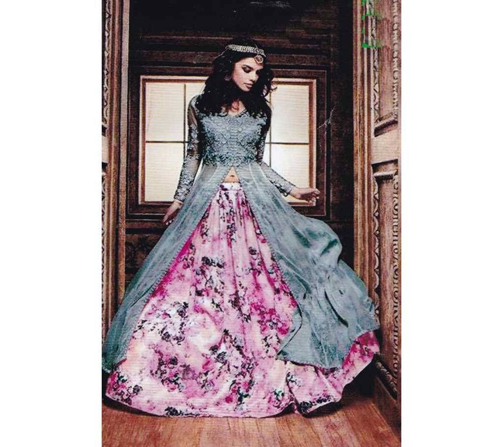 Indian Semi-stitched Party Gown (Copy)