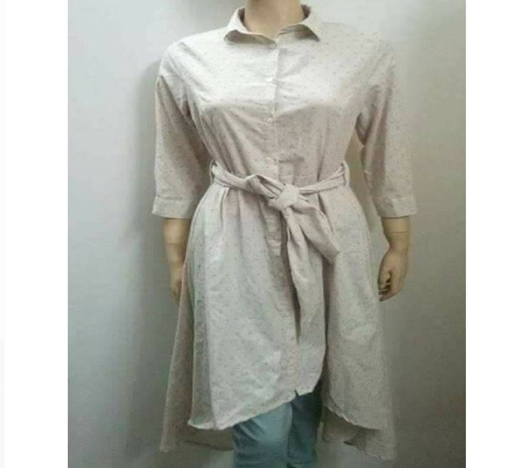 Ladies long trendy tunic