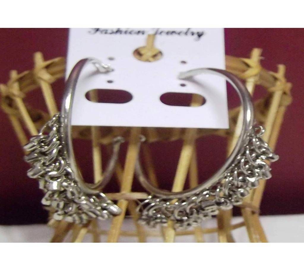 Metal Round Earring