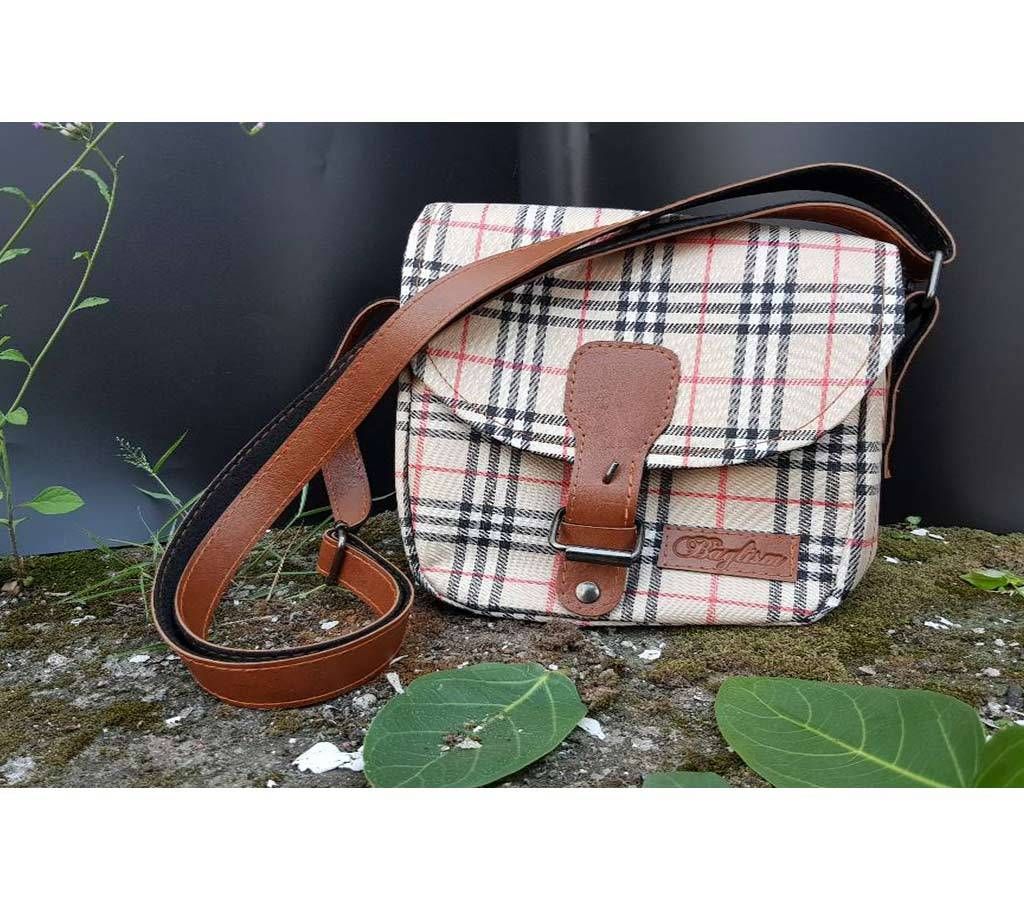 Striped Design Shoulder Bag for Women 