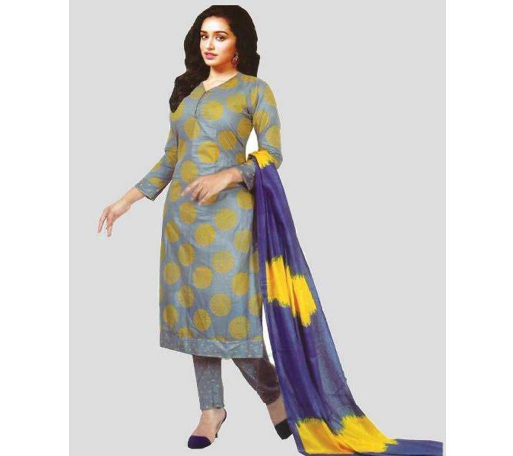Unstitched Printed Cotton Salwar Kameez (Copy)