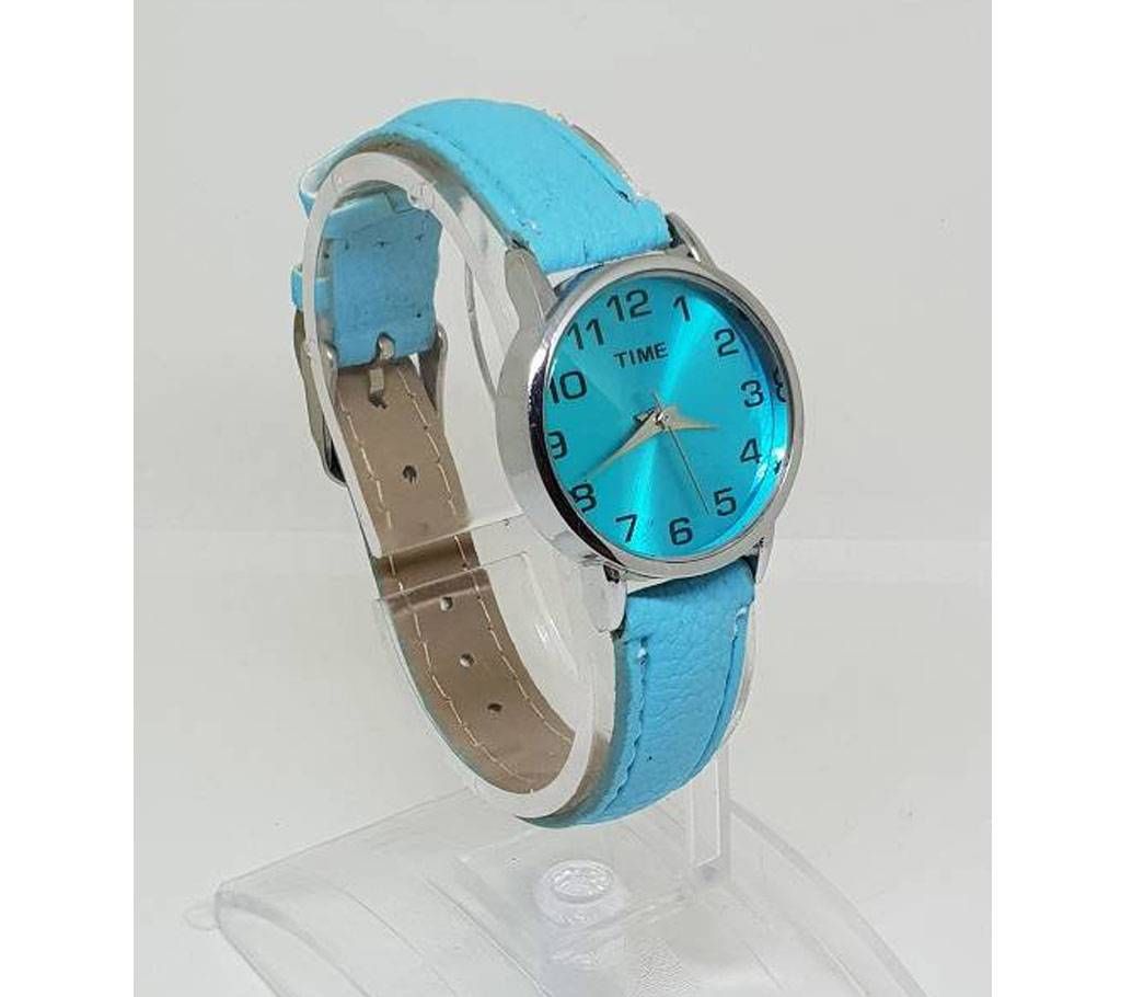 Synthetic Leather belt ladies wrist watch
