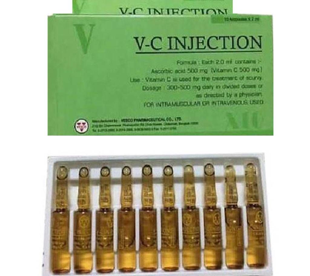 V-C Injection Whitening glowing and brightening product 20 ml