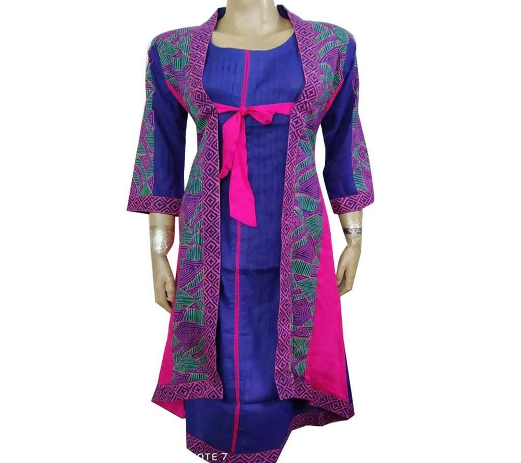 Blue Night Gown Style Salwar with Koti- GN001 (-SU726)