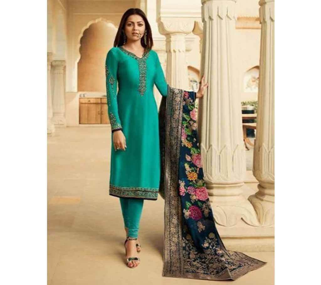 NITYA VOL-134 BY LT FABRICS 3407 Semi-stitched GEORGETTE Suit