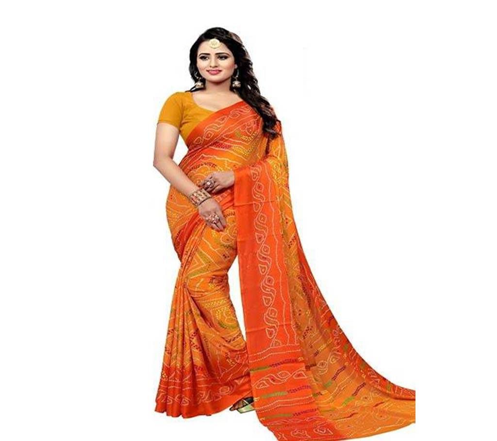 Chundri silk sari