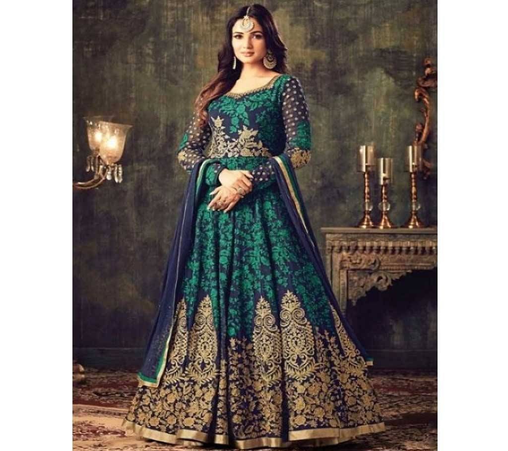 Georgette Embroidery Work Dress 17