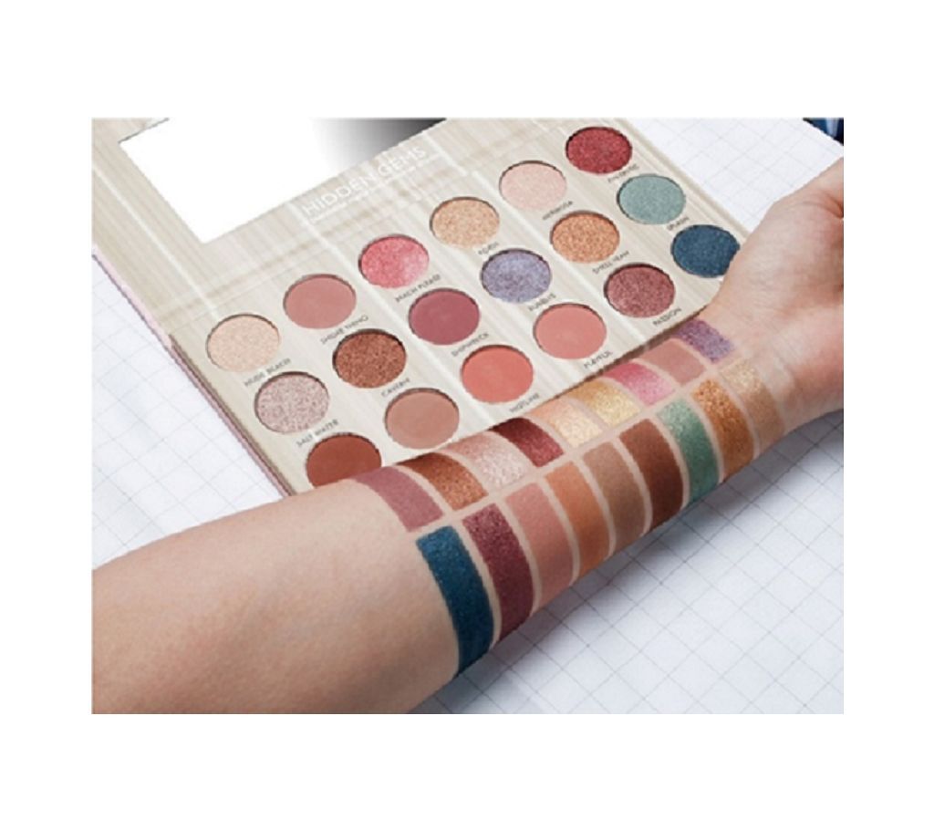 Description Pudaier 18 Colors Matte And Shimmer Eyeshadow Palette Waterproof No Fade Brand: Pudaier Product Name: 18 colorsmatte and shimmer eyeshadow