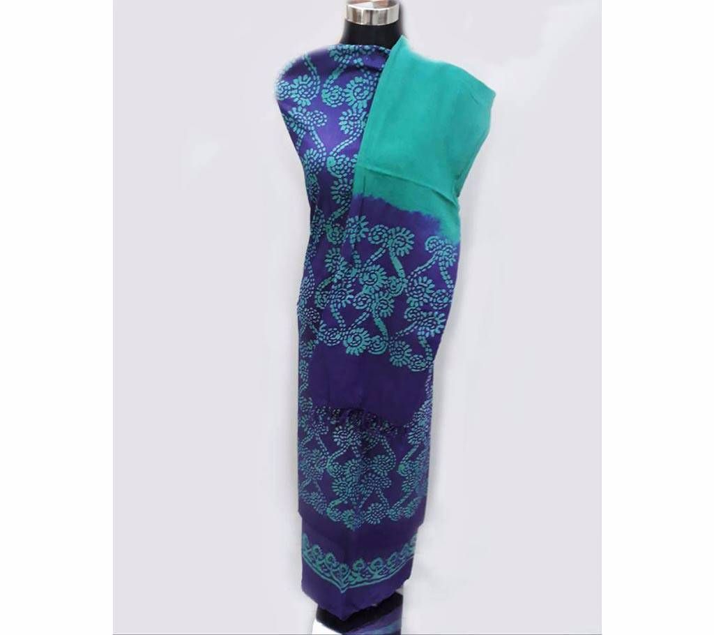 Unstitched Cotton Batik Three Pcs