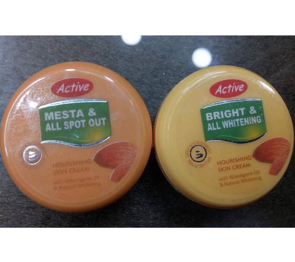 Active Bright & All Whitening Cream (Pure Herbal)-15gm-Inida 