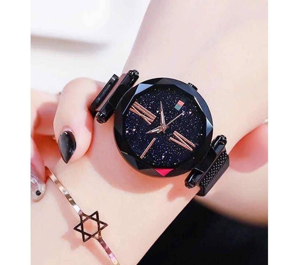 Magnetic Ladies Watch Black