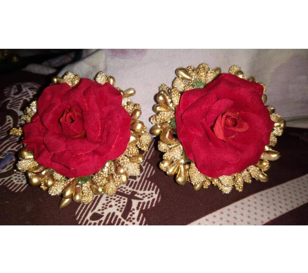 Red Rose Ear ring For Women 