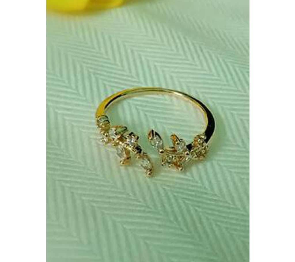 Jarkan Stone Leaf Finger ring