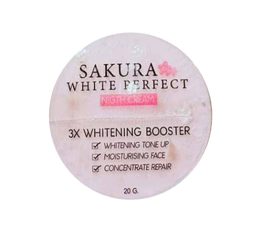 Sakura White Perfect Night Cream-20gm-Thailand 
